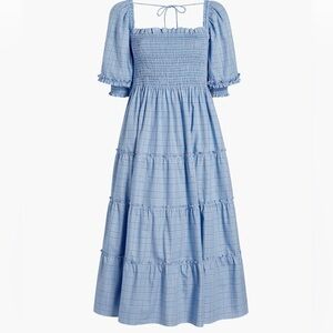 Hill House Nelsi Nap Dress in Diana Blue Check